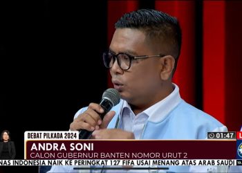 Debat Pilgub Banten, Andra Soni: Program Kami Berdasarkan Pengalaman Hidup
