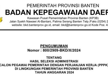 11.039 Honorer Pemprov Banten Lolos Seleksi Administrasi PPPK