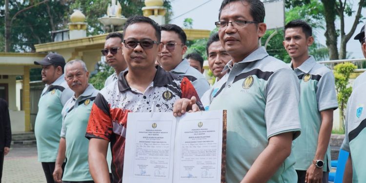 Sutoto Jabat Ketua Pelti Kabupaten Pandeglang