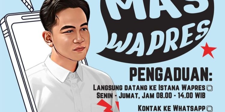 Gibran Buka Pengaduan Masyarakat Lewat WhatsApp dan Kunjungan Langsung ke Istana Wapres