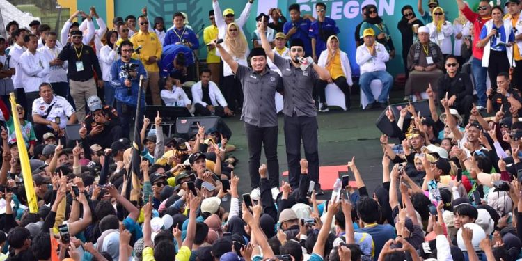 Kampanye Akbar Robinsar-Fajar Dihadiri Puluhan Ribu Orang