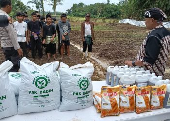 Polres Serang Bersama Santri Tanam Jagung di Lahan Seluas 2 Hektare