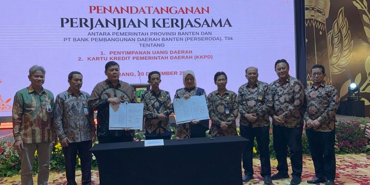 Pemprov Banten Perpanjang Perjanjian Kerjasama dengan Bank Banten