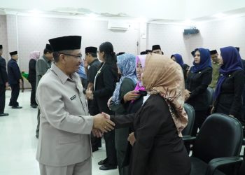 Sekda Pandeglang Lantik Tiga Camat dan 37 Pejabat Fungsional