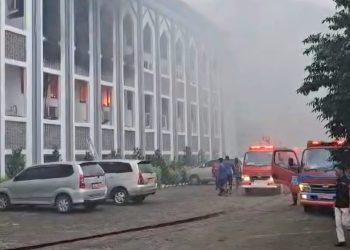 Kampus UIN Syarif Hidayatullah Jakarta Terbakar Pagi Ini