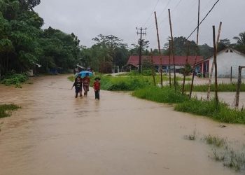Banjir Landa Cileles Lebak, Sekolah dan Akses Jalan Terendam Parah