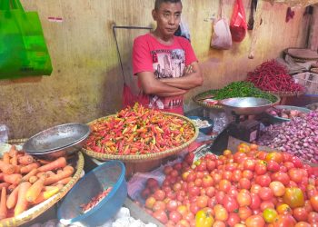 Harga Cabai di Pasar Rangkasbitung Meroket, Rp120 Ribu Per Kilogram
