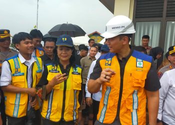 Menko AHY Didamping Wamen Diana Kunjungi Bendungan Karian Dukung Ketahanan Pangan dan Air