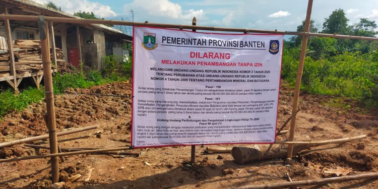 Warga Mekarsari Lebak Anggap Polisi Abai Soal Laporan Galian Tanah Ilegal