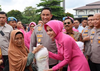 Polda Banten Gelar Bakti Sosial dan Pemeriksaan Kesehatan Gratis