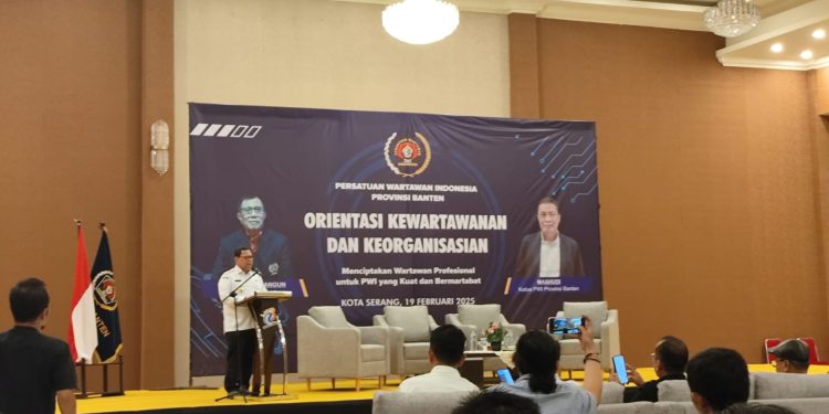 Pj Gubernur Apresiasi Orientasi Kewartawanan dan Keorganisasian PWI Banten