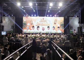 HUT Gerindra ke-17, Ribuan Kader dan Warga Banten Bersholawat
