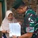 Yonif 320 Badak Putih Bantu Warga Buatkan Akta Kelahiran Warga Pandeglang