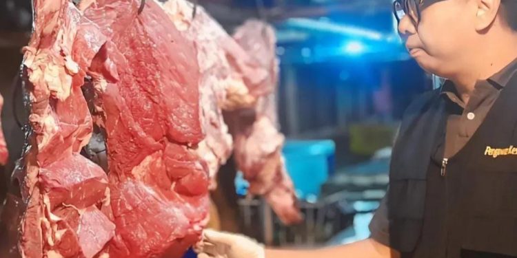 Disnakeswan Lebak Jamin, Daging di Pasar Layak Konsumsi