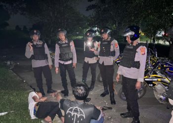 Antisipasi Gangguan Kamtibmas, Pendekar Raksa Gelar Patroli Hingga Dini Hari