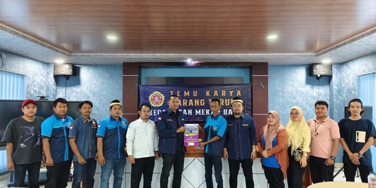 Gelar Temu Karya, Sakian Terpilih Jadi Ketua Karang Taruna Kecamatan Mekar Baru