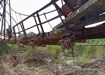 Perbaikan Jembatan Gantung di Sukajaya Pandeglang Butuh Rp2,2 Miliar