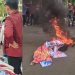 Demo di Kabupaten Tangerang Ricuh, Spanduk HPN 2025 Dibakar