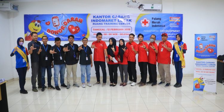 Indomaret Lebak Gelar Donor Darah Rutin, Wujud Kepedulian Kemanusiaan