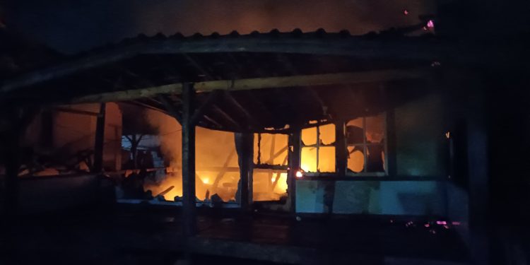 Gegara Obat Nyamuk, Satu Rumah di Malingping Lebak Ludes Terbakar