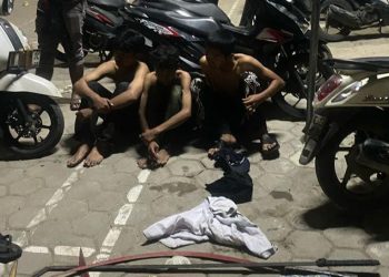 Bawa Belasan Parang dan Stik Golf, Anggota Geng Motor Ditangkap Polresta Serang Kota