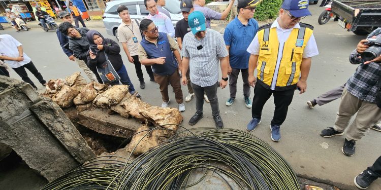 Hari Pertama Menjabat Wakil Walikota Tangsel, Pilar Kembali Putus Kabel Fiber Optik