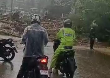Longsor, Jalan Palima-Cinangka Terputus