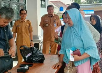 Pasar Murah Ramadan 2025, Ratusan Paket Sembako Ludes Diserbu Masyarakat Wanasalam