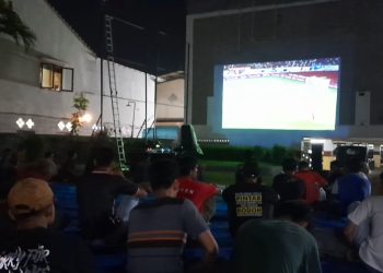 Nobar Indonesia Vs Bahrain di Radar Banten, Babak Pertama Timnas Unggul 1-0