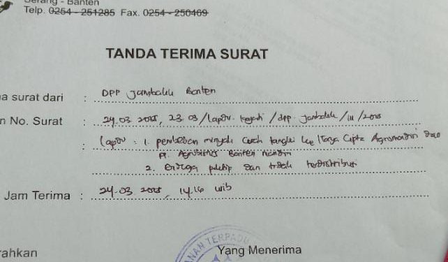Pembelian Minyak Goreng CP10 oleh PT ABM Dilaporkan ke Kejati Banten, Disebut Fiktif