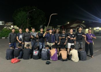 Hendak Tawuran, Belasan Remaja di Kota Serang Ditangkap Polisi