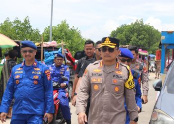 Libur Lebaran, Kapolresta Tangerang Kunjungi Pengamanan Wisata di Pulo Cangkir