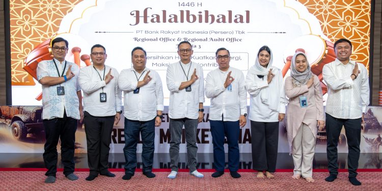 BRI Regional Office Jakarta 3 Gelar Halal Bihalal, Perkuat Sinergi Antar Karyawan