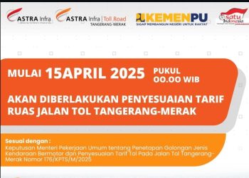 Tarif Tol Tangerang–Merak Naik, Nitizen: Payah!