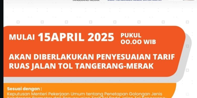 Tarif Tol Tangerang–Merak Naik, Nitizen: Payah!