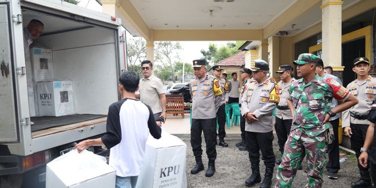 Wakapolda Banten Tinjau Kesiapan Keamanan Jelang PSU di Kabupaten Serang
