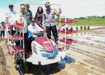 Tanam Serentak, Gubernur Banten Optimis Provinsi Banten Bisa Capai Swasembada Pangan