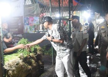 Usai Penertiban, Pengawasan Pasar Ciputat Dilakukan Malam Hari