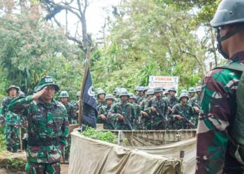 Prajurit Yonif 320 Ziarah ke Sumur Tujuh Gunung Karang, Simbol Perjuangan Leluhur