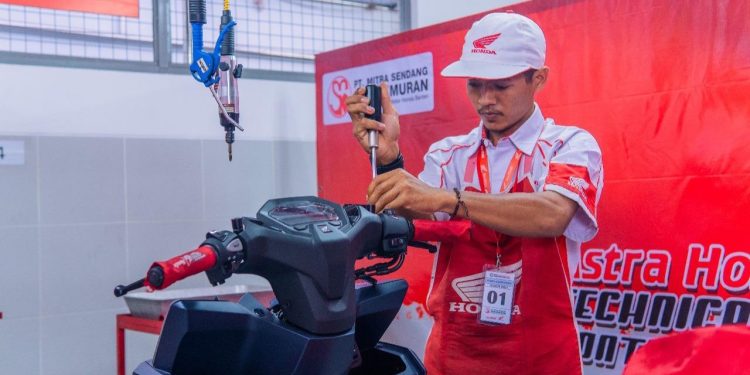 Honda Banten Dorong Peningkatan Kompetensi dan Profesionalisme Tenaga Teknis