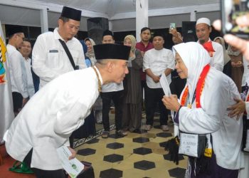 Bupati Hasbi Lepas 393 Jemaah Haji Kloter Terakhir Lebak