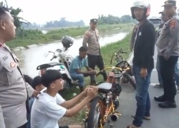 Meresahkan Warga, Polsek Cikande Tangkap Lima Pelaku Balap Liar