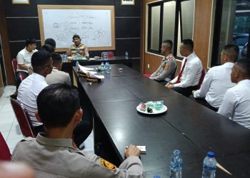 Siswa Taruna Akpol Dapat Pembekalan dari Kapolres Serang