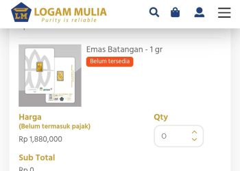 Harga Emas Antam Anjlok ke Rp1,88 Juta per Gram: Waktunya Borong Investasi Jangka Panjang?