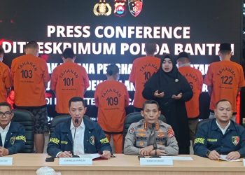 Sweeping dan Perusakan di PT Lotte Chemical Indonesia, 7 Pendemo Ditangkap Polda Banten