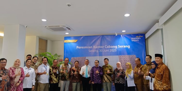 Tingkatkan Pelayanan, Bank Mandiri Taspen Relokasi Kantor Cabang Serang