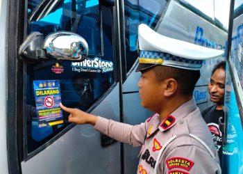 Picu Kecelakaan, Polresta Serang Kota Berikan Imbauan Larangan Penggunaan Klakson Telolet