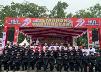 Penampilan Polisi Cilik Polres Lebak Pukau Masyarakat di Alun-alun Rangkasbitung