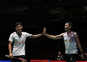 Fantastis, ke Final Fajar/Fikri Bantai Semua Musuh Dua Gim Langsung Termasuk Pemain No 1 Dunia dan Peraih Perak Olimpiade