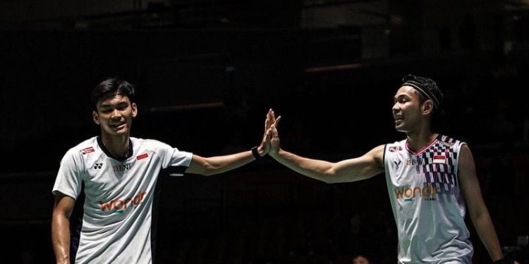 Fantastis, ke Final Fajar/Fikri Bantai Semua Musuh Dua Gim Langsung Termasuk Pemain No 1 Dunia dan Peraih Perak Olimpiade